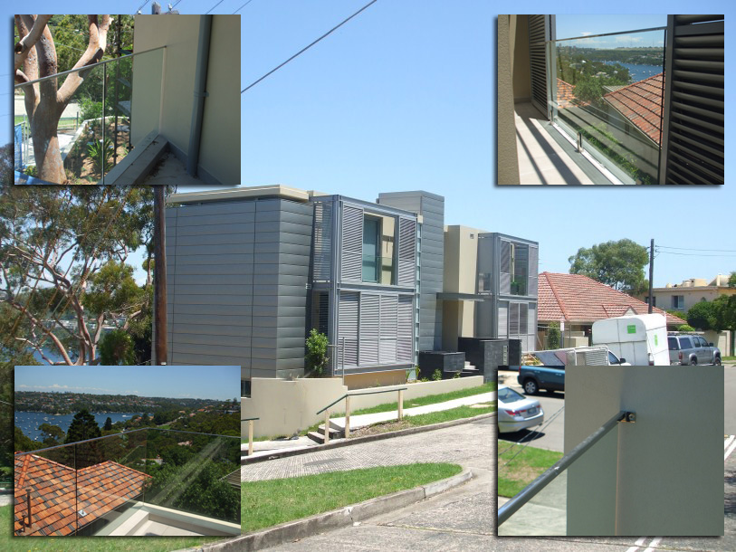 Mosman Glass Balustrade & Stainless Steel Handrail